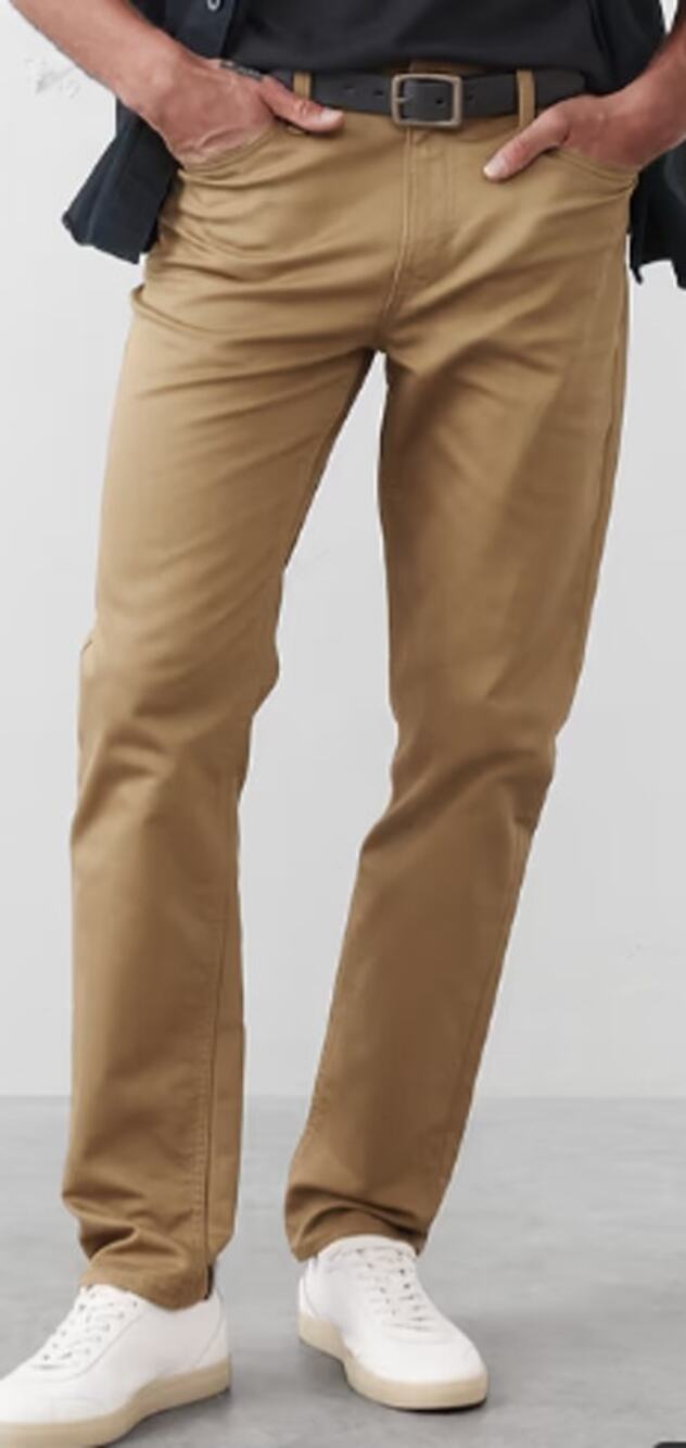 Banana Republic Mens Tan Athletic Fit Travel Jeans sz 32 x 30